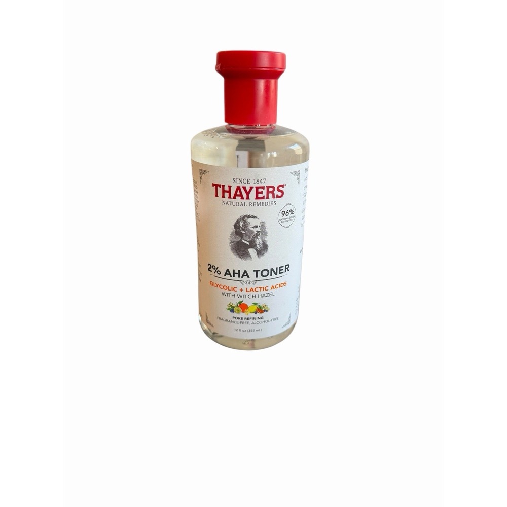 Thayers Natural Remedies 2% AHA Pore Refining Toner Glycolic Lactic Acid Sealed